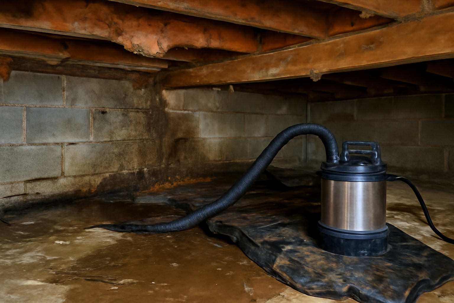 Crawl Space Water Extraction in Fircrest, WA
